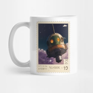 Sky Scanner - Postage Stamp Series Mug